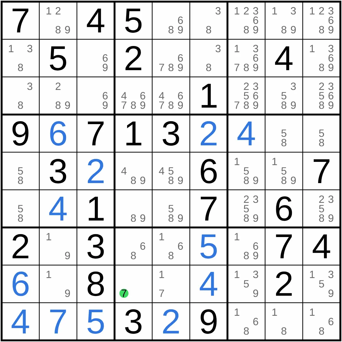 naked single example
